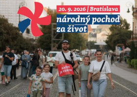 Bratislava privíta o pol roka 20. septembra Národný pochod za život