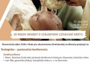 Výročie Dohody o svätom krste si pripomenú na online konferencii