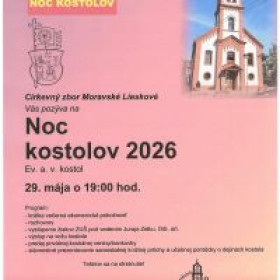 NOC KOSTOLOV 2026 Moravské Liskové
