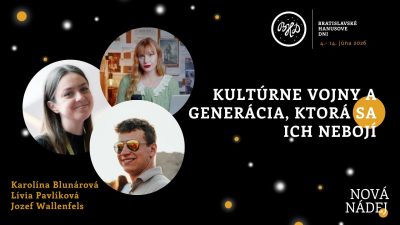 Gabriel Gajdoš / Kultúrne vojny a generácia, ktorá sa ich nebojí l BHD 26