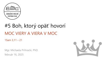 ECAV / #5 Boh, ktorý opäť hovorí
