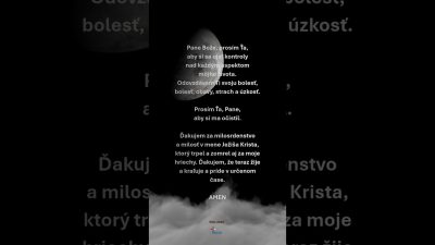 ECAV / Pôstne modlitby 13.3.2026 #prayer #modlitba