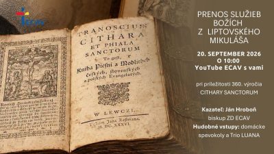 Služby Božie pri príležitosti 360. výročia CITHARY SANCTORUM