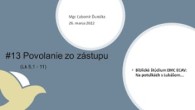 ECAV / #13 Povolanie zo zástupu (Lk 5,1-11)