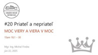 ECAV / #20 Priateľ a nepriateľ (1Sam 18, 1 – 30)