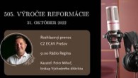 ECAV / Rozhlasový záznam Služieb Božích z Prešova- 31.10.2022