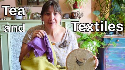 Kuffa Marian / Čaj a textil / Pohľad na môj proces a ako dopadli experimenty s farbením!