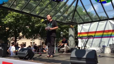 Prostredník Ondrej / Dúhový Pride Bratislava, 14. 7. 2018 - prejav Ondrej Prostredník