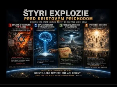 Štyri explózie pred Kristovým príchodom! - Sergej Mihál