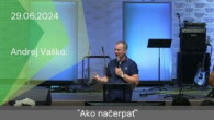 Apoštolská cirkev Košice / [29.06.2024] Andrej Vaško: Ako načerpať