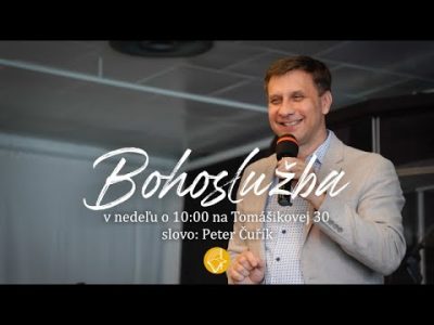 Slovo života Bratislava / Bohoslužba - Peter Čuřík - Boh pre teba pripravil plášte - na ktoré si dorástol - 2.3.2025