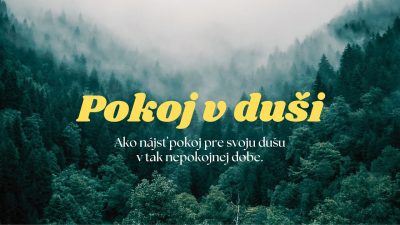 Apoštolská cirkev Bratislava / Pokoj v duši