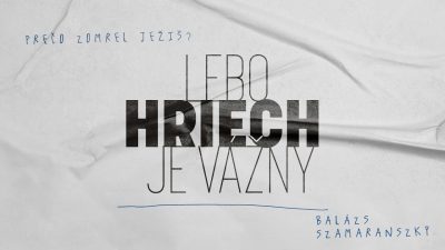 Apoštolská cirkev Bratislava / Lebo hriech je vážny / Balázs Szamaranszký