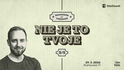 Apoštolská cirkev Bratislava / CityChurch ONLINE • 29.3. 2026