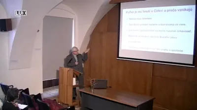 Prednáška: Teológia cirkevných hnutí. Autor: Jozef Kyselica SJ