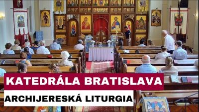 Gréckokatolícky magazín / 🎥NAŽIVO: Archijerejská sv. liturgia a posvätenie jedál - Katedrála Bratislava