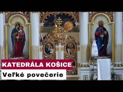Gréckokatolícky magazín / 🎥 NAŽIVO: Veľké povečerie Bohozjavenia Pána, Jordánske svätenie vody z katedrálneho chrámu z Košíc