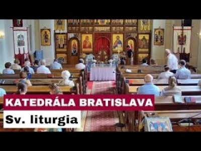 Gréckokatolícky magazín / 🎥NAŽIVO: Sv. liturgia z Katedrály Povýšenia vznešeného a životodarného kríža - Bratislava