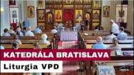 Gréckokatolícky magazín / 🎥 NAŽIVO: Liturgia VPD z Katedrály Povýšenia vznešeného a životodarného kríža -Bratislava