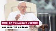 Gréckokatolícky magazín / PÁPEŽ APELUJE NA MIER NA KAUKAZE A VYZVAL K MODLITBE ZA UKRAJINU