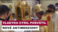 Gréckokatolícky magazín / VLADYKA CYRIL PRVÝ KRÁT AKO SÍDELNÝ BISKUP POSVÄTIL NOVÉ ANTIMENZIONY