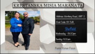 KM Maranata Anglicko / KRESTANSKA MISIA MARANATA - (Pastor Roman Pacan) - [04/09/24] (Wednesday Service)- (LIVE)