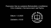 CB Hermanovce nad Topľou / Živé vysielanie používateľa Cirkev bratská Hermanovce nad Topľou