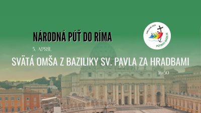 TV LUX / PRIAMY PRENOS SVÄTEJ OMŠE Z BAZILIKY SV. PAVLA ZA HRADBAMI - NÁRODNÁ PÚŤ SLOVÁKOV V RÍME