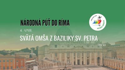 TV LUX / PRIAMY PRENOS SVÄTEJ OMŠE Z BAZILIKY SV. PETRA VO VATIKÁNE- NÁRODNÁ PÚŤ SLOVÁKOV V RÍME