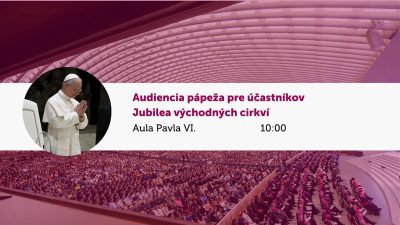 TV LUX / PRIAMY PRENOS AUDIENCIE PÁPEŽA PRE ÚČASTNÍKOV JUBILEA VÝCHODNÝCH CIRKVÍ - Streda 14.5.2025
