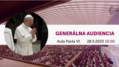 TV LUX / PRIAMY PRENOS AUDIENCIE S PÁPEŽOM LEVOM XIV. – Streda 28. 5. 2025