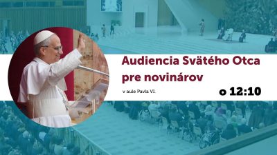 TV LUX / PRIAMY PRENOS AUDIENCIE SVÄTÉHO OTCA PRE NOVINÁROV - Pondelok 12.5.2025