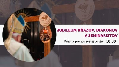 TV LUX / PRIAMY PRENOS SVÄTEJ OMŠE Z ROŽŇAVY PRI PRÍLEŽITOSTI JUBILEA KŇAZOV, DIAKONOV A SEMINARISTOV