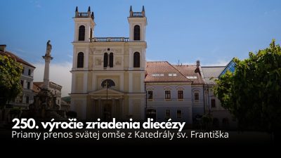 TV LUX / PRIAMY PRENOS SVÄTEJ OMŠE Z BANSKEJ BYSTRICE - 250. VÝROČIE ZRIADENIA DIÉCEZY – Sobota 14. 3. 2026