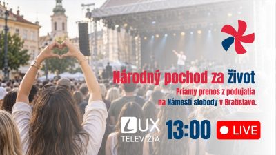 PRIAMY PRENOS Z NÁRODNÉHO POCHODU ZA ŽIVOT – Nedeľa 20. 9. 2026