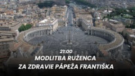 TV LUX / PRIAMY PRENOS MODLITBY SVÄTÉHO RUŽENCA ZA ZDRAVIE PÁPEŽA FRANTIŠKA