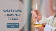 TV LUX / PRIAMY PRENOS SVÄTEJ OMŠE Z BAZILIKY SV. MIKULÁŠA V TRNAVE – TRNAVSKÁ NOVÉNA - Pondelok 20. 11. 2023