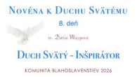 Komunita Blahoslavenstiev / 08_ÔSMY DEŇ NOVÉNY K DUCHU SVÄTÉMU 2026