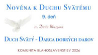 Komunita Blahoslavenstiev / 09_DEVIATY DEŇ NOVÉNY K DUCHU SVÄTÉMU 2026