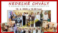 Komunita Blahoslavenstiev / NEDEĽNÉ CHVÁLY S KOMUNITOU BLAHOSLAVENSTIEV