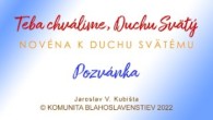 Komunita Blahoslavenstiev / NOVÉNA K DUCHU SVÄTÉMU - PIESNE - 2022