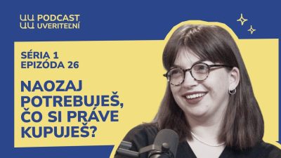 Saleziáni Don Bosca / Prečo nakupovať udržateľne? | UVERITEĽNÍ