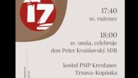 Saleziáni Don Bosca / Titus Day - sv. omša o 18:00 Trnava - Kopánka