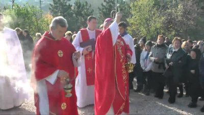 Viliam Judák / Požehnanie Krížovej cesty v Kolíňanoch