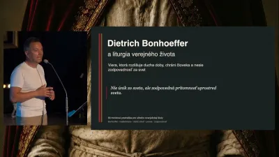 SEMINÁR NA MD VD 2026 „Bonhoeffer- svedok drahej milosti"