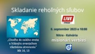 Spoločnosť Božieho Slova / Verbisti / Skladanie rehoľných sľubov, Verbisti, Nitra-Kalvária 8.9.2023