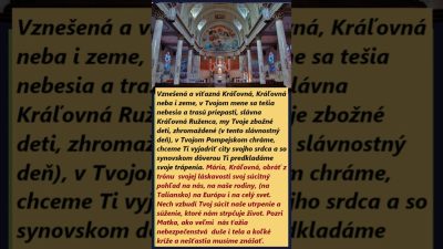 Po stopách Pátra Pia / Pompejská Suplika Modlitba 01 - Po stopách Pátra Pia - čo sa modlil?(Odp.celé.vid.)