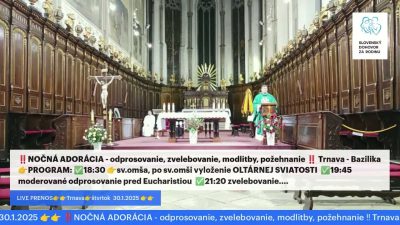 Slovensky dohovor za rodinu / Záznam z kázne "Pútnici nádeje" Noc milosti Trnava 30.1. 2025 - otec Jozef Gallovič
