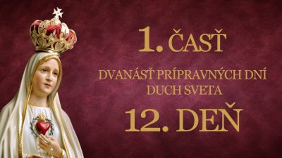 Slovensky dohovor za rodinu / 33. dňová príprava na zasvätenie sa podľa sv. Ľ. M. Grigniona - 12. deň