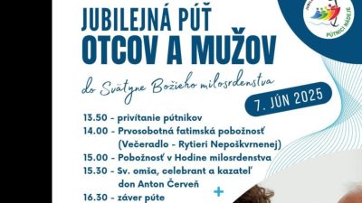 Slovensky dohovor za rodinu / SMIŽANY o 13:50 – Fatimská sobota